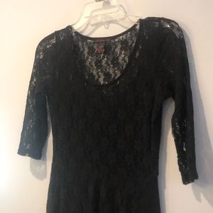 Black lace Material Girl dress